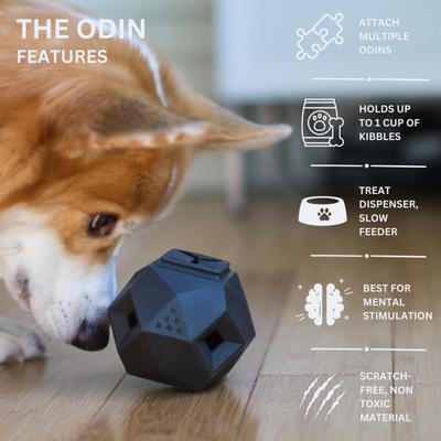 Show full view: Up Dog Shop The Odin Treat Dispensing Dog Toy, Slate Grey slide 2 of 9