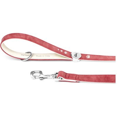 myfamily myfamily Royal Dog Leash, Red, 6-ft long, 1-in wide