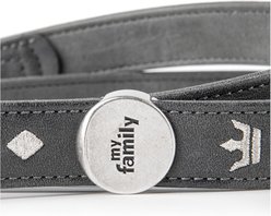 myfamily Royal Dog Leash, Grey, 6-ft long, 0.6-in wide slide 2 of 3