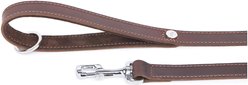 myfamily Ginevra Dog Leash, Brown, 4-ft long, 0.6-in wide