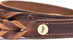 myfamily Ascot Dog Leash, Brown, 4-ft long, 1-in wide slide 2 of 4