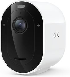 Arlo Pro Outdoor Security 2K HDR App-Compatible Battery-Powered 6th Gen Pet Camera, White, 1 count