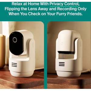 Arlo Essential Pan Tilt Indoor Security 2K App-Compatible Plug-in-Power Pet Camera, White