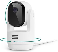 Arlo Essential Pan Tilt Indoor Security 2K App-Compatible Plug-in-Power Pet Camera, White