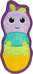 Outward Hound Tough Skinz Stuffing-Free Caterpillar Plush Dog Toy, Multicolor, Medium