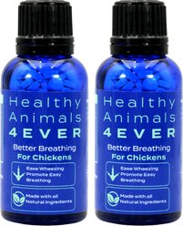 Healthy Animals 4Ever Respiratory Care Support Pellet Chicken Supplement, 25-g bottle, 2 count