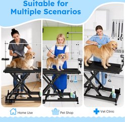 Yafylly Heavy Duty Lift, Height Adjustable Electric 110V/220V Professional Dog Grooming Table, Medium: 8 to 36-in, Black slide 2 of 6