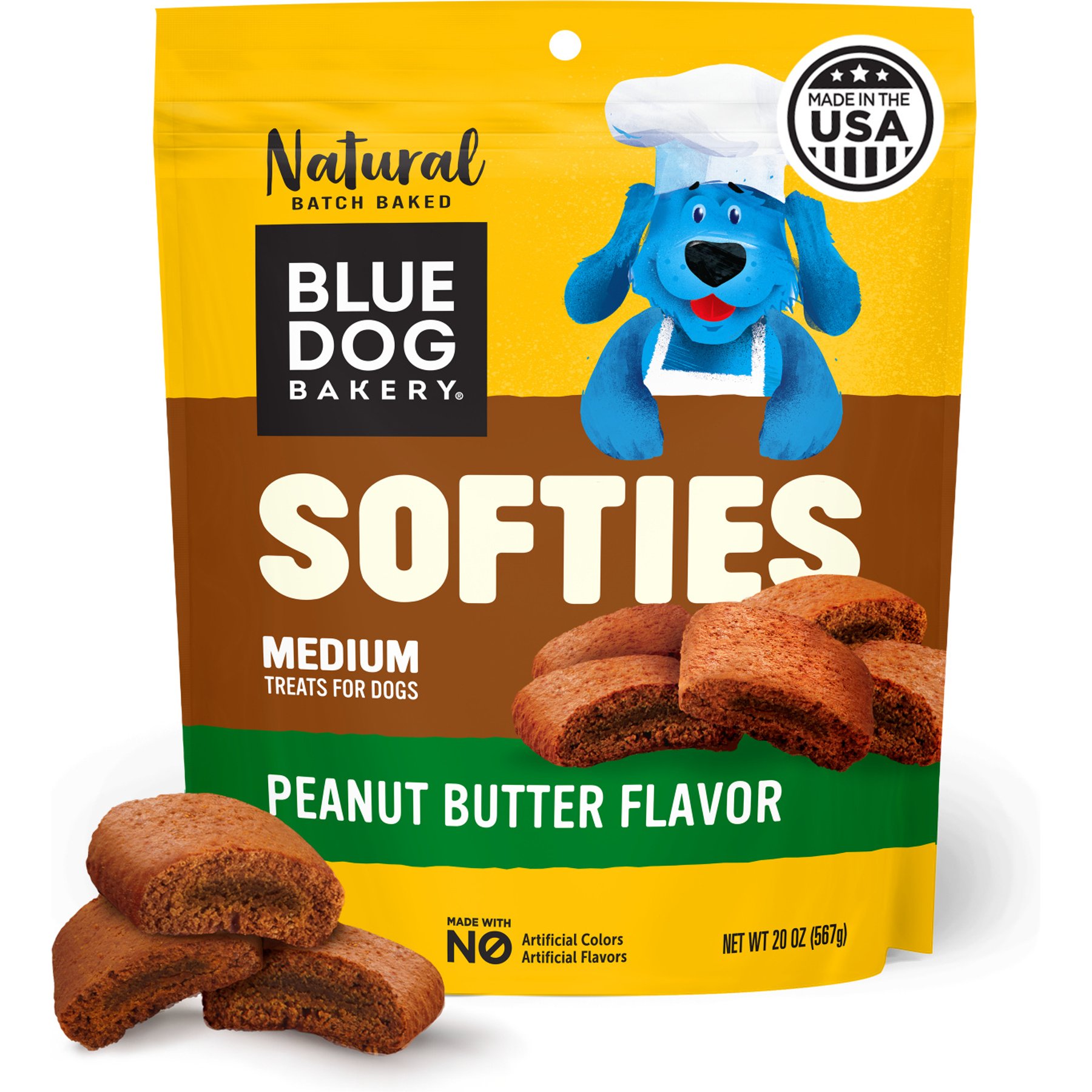 Blue Dog Bakery Softies Peanut Butter Dog Treats, 20-oz bag