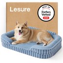 Lesure High-Back Orthopedic Dog Sofa Bed, Blue, X-Large