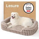 Lesure High-Back Orthopedic Dog Sofa Bed, Camel, Large