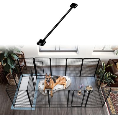 FXW FXW Dog Playpen Connector, 2 count, Black, 45/50-in