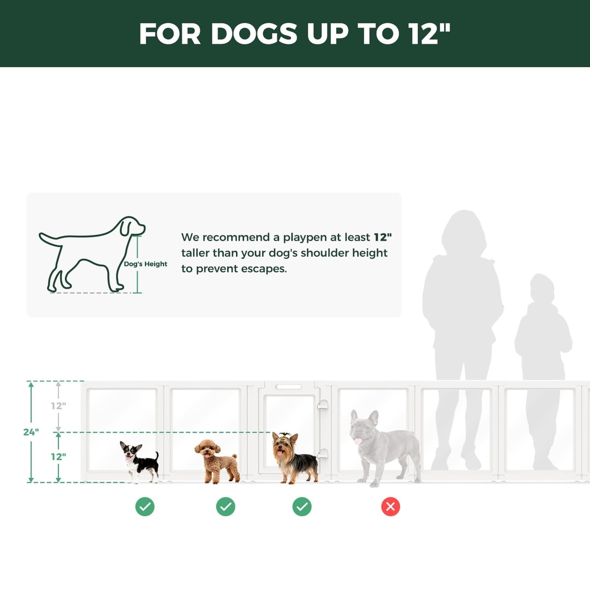 FXW AuraSpace Indoor Dog Playpen, White, 24-in, 16-panel - Chewy.com