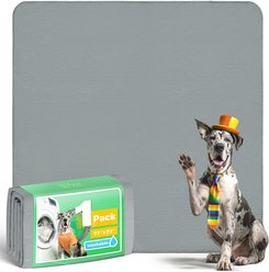 FXW Washable Dog Pee Pads, Gray, Square: 71 x 71-in, 1 count