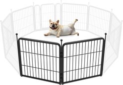 FXW Rollick Outdoor Dog Playpen, Black, 24-in, 2-panel