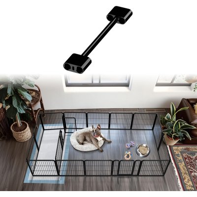 FXW FXW Dog Playpen Connector, 2 count, Black, 24-in
