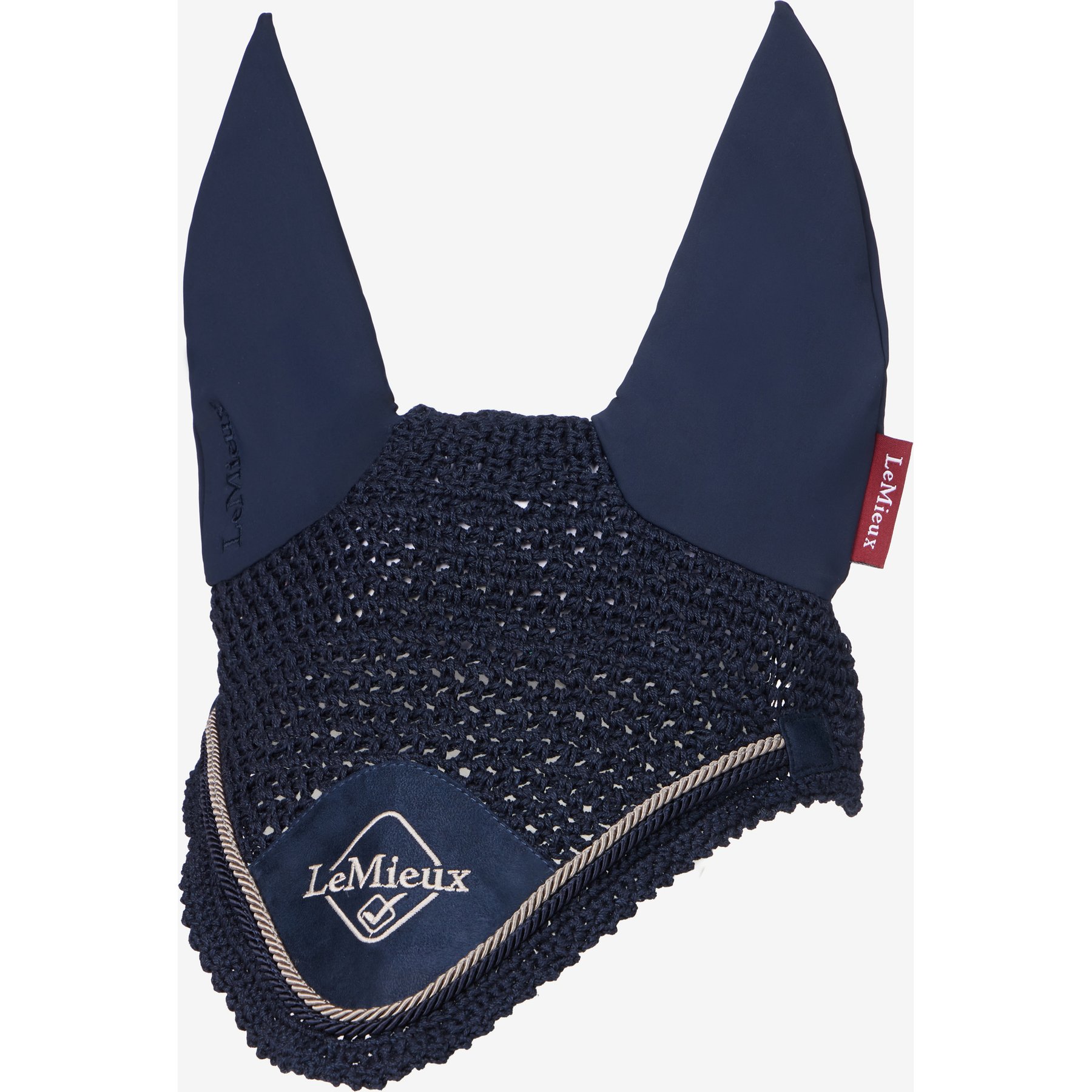 LeMieux Classic Horse Fly Hood, Navy, Large