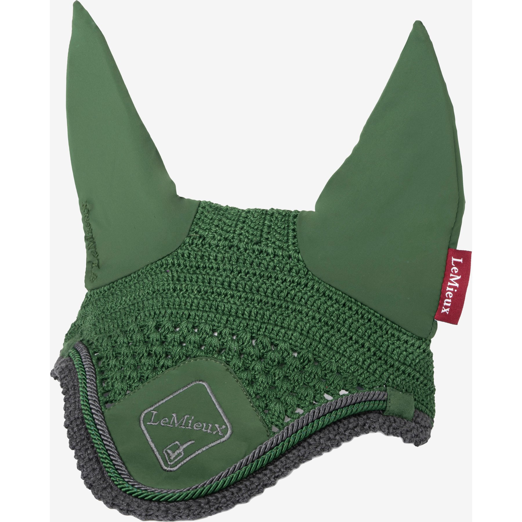 LeMieux Classic Horse Fly Hood, Hunter Green, X-Large