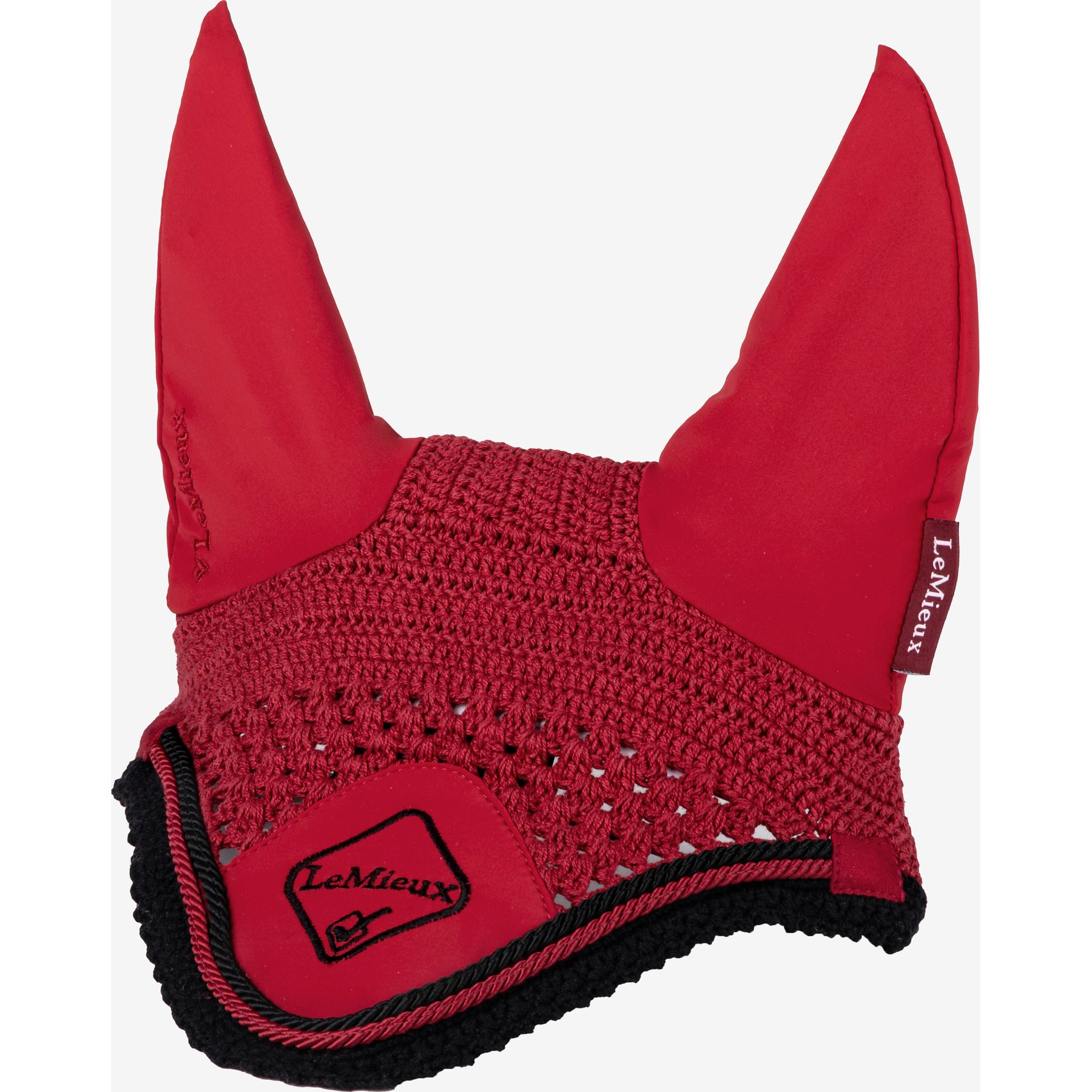 LeMieux Classic Horse Fly Hood, Chilli, Medium