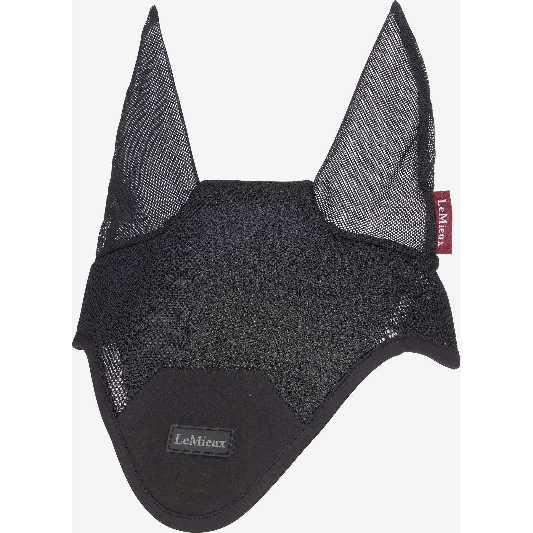 LeMieux Air-Tek Mesh Horse Fly Hood, Black, Black, Large