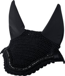 LeMieux Diamante Acoustic Horse Fly Hood, Black, Large