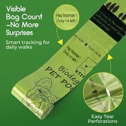 ATIFBOP Poop Bags, Refill Rolls, Lemon Scented, 360 count slide 2 of 7