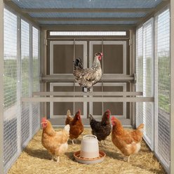 Petscosset Waterproof Cover Chicken Coop Cage with Run Backyard House Flock Size Large Capacity, 92.5 x 37.4 x 41.3-in slide 2 of 8