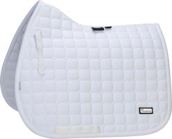Shires Equestrian ARMA Elegance 1.0 Horse Saddlepad, 17 to 18-in, White