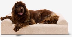 Big Barker 7-in Sofa Orthopedic Pillow Dog Bed with Removable Cover, Driftwood Linen, X-Large