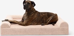 Big Barker 7-in Sofa Orthopedic Pillow Dog Bed with Removable Cover, Driftwood Linen, Giant