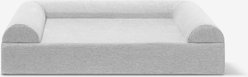 Big Barker 7-in Sofa Orthopedic Pillow Dog Bed with Removable Cover, Stormcloud Linen, Large slide 2 of 6
