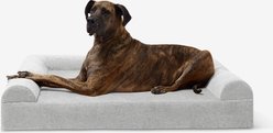 Big Barker 7-in Sofa Orthopedic Pillow Dog Bed with Removable Cover, Stormcloud Linen, Giant