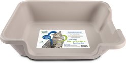 KittyGoHere 2.0 Easy Entry Pan Cat Litter Box, 22.5 x 18.5 x 6-in