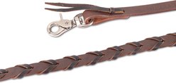Shires Equestrian Products Velociti Roper Horse Rein, 5/8-in x 8-ft, Dark Oil/Dark Brown slide 2 of 4