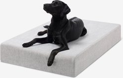 Big Barker 7-in Sleek Orthopedic Pillow Dog Bed with Removable Cover, Stormcloud Linen, Large