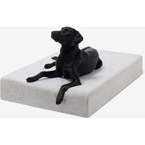 Big Barker 7-in Sleek Orthopedic Pillow Dog Bed with Removable Cover, Stormcloud Linen, Large