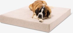 Big Barker 7-in Sleek Orthopedic Pillow Dog Bed with Removable Cover, Driftwood Linen, Giant