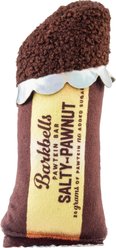 Haute Diggity Dog Barkbells Pawtein Bar Squeaky Plush Dog Toy