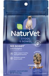 NaturVet Scoopables No Scoot Anal Gland Support Dog Supplement, 11-oz bag