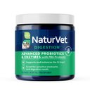 NaturVet Advanced Probiotics & Enzymes Digestion Supplement for Dogs & Cats, 4-oz jar