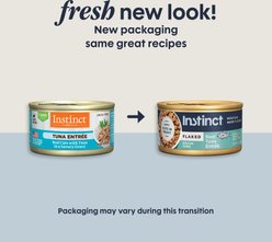 Instinct Tuna Entree Grain-Free Flaked Wet Cat Food, 3-oz can, case of 24 slide 2 of 8