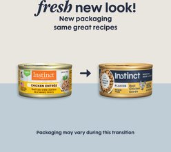 Instinct Flaked Real Chicken Entree in Gravy Wet Cat Food, 3-oz can, case of 24 slide 2 of 9