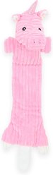Patchwork Pet Corduroy Flat Unicorn Dog Toy, 19-in