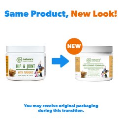 Nature's Pure Edge Hip & Joint & Tumeric Dog & Cat Supplement, 6-oz jar slide 2 of 9