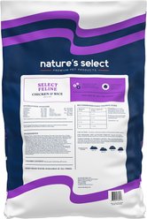 Nature's Select Feline Chicken & Rice Recipe Dry Cat Food, 15-lb bag slide 2 of 7