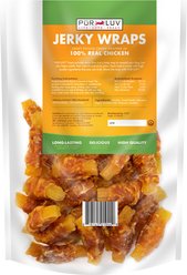 Pur Luv Sweet Potato Chews Jerky Wraps Dog Treats, 16-oz bag slide 2 of 9
