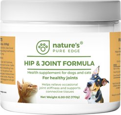 Nature's Pure Edge Hip & Joint & Tumeric Dog & Cat Supplement, 6-oz jar