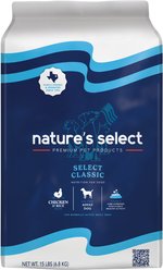Nature's Select Classic Chicken & Rice Recipe Dry Dog Food, 15-lb bag