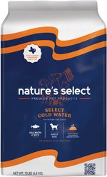 Nature's Select Cold Water Salmon & Rice Recipe Dry Dog Food, 15-lb bag