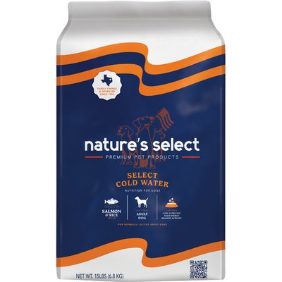 Nature's Select Nature's Select Cold Water Salmon & Rice Recipe Dry Dog Food, 15-lb bag