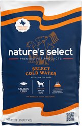 Nature's Select Cold Water Salmon & Rice Recipe Dry Dog Food, 28-lb bag